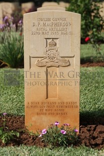 BEIRUT WAR CEMETERY - MACPHERSON, DAVID PROVAN